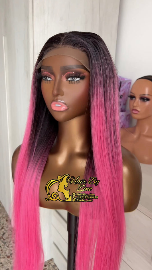 WIG PINK HAIR BLEND